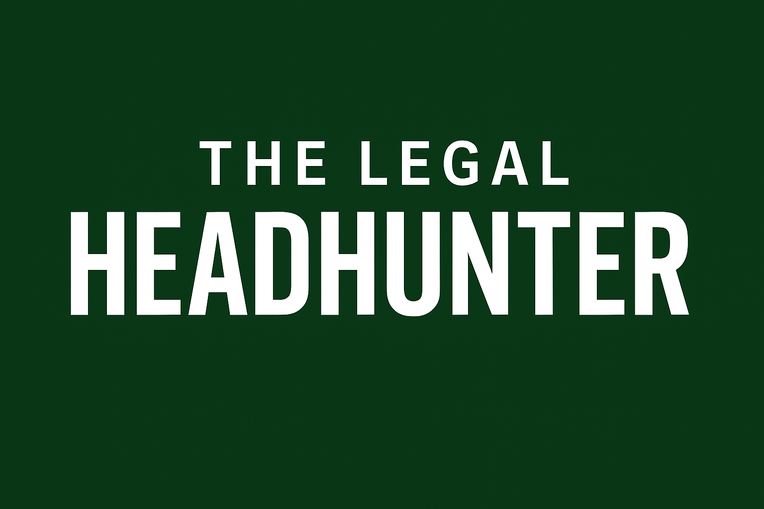 The Legal Headhunter Logo